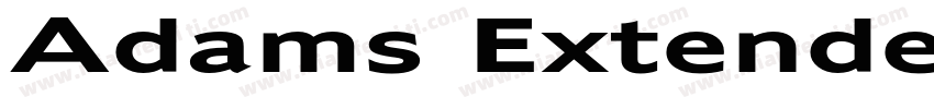 Adams Extended Italic字体转换